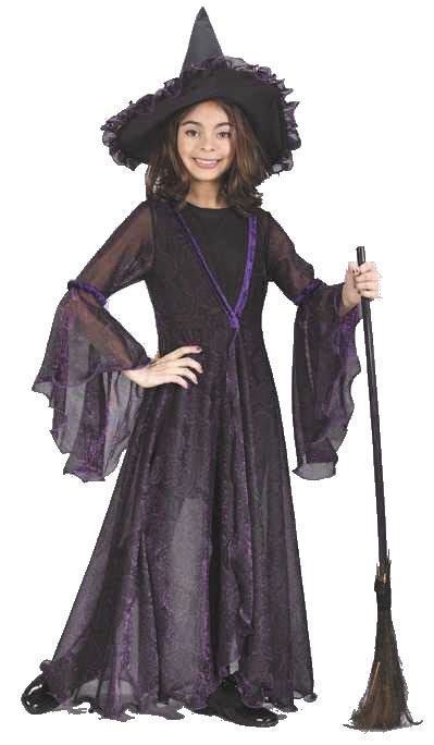 Stand out from the crowd with a luminous witch outfit